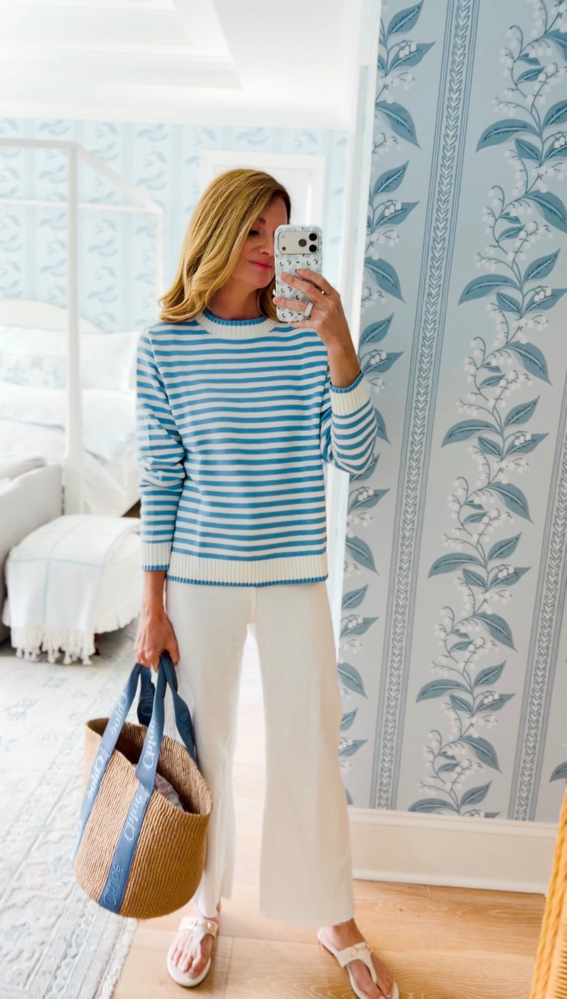 Classic coastal New England prep inspired look