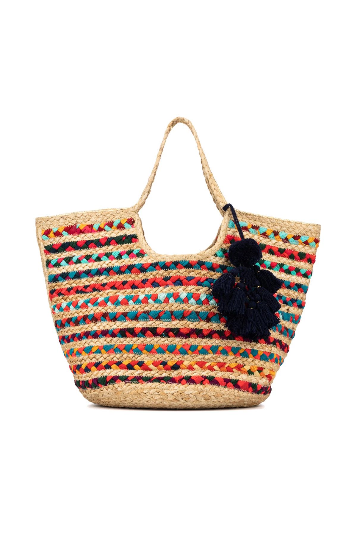 Tassel Raffia Tote | Everything But Water