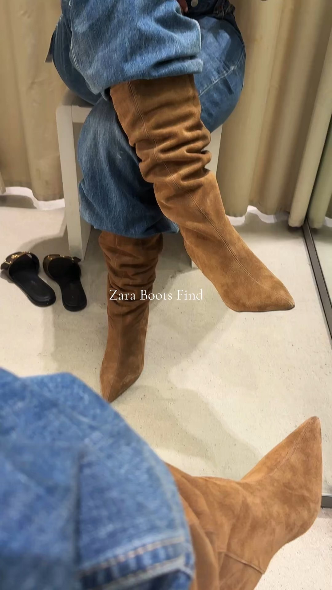 Zara Boots find Fall outfit inspiration look 

SPLIT LEATHER STILETTO HEEL BOOT. SO comfy ( WIDE CALF  Friendly ) 

Split leather heeled boots. High shaft

Ladies it's that time of the season.
It's time to start pulling out your fall winter boots.

#zaraboots #winterboots #boots #zarashoes #zara

#LTKU #LTKShoeCrush