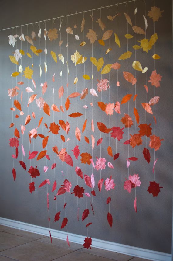 Fall Leaf Garland Display | Etsy (US)