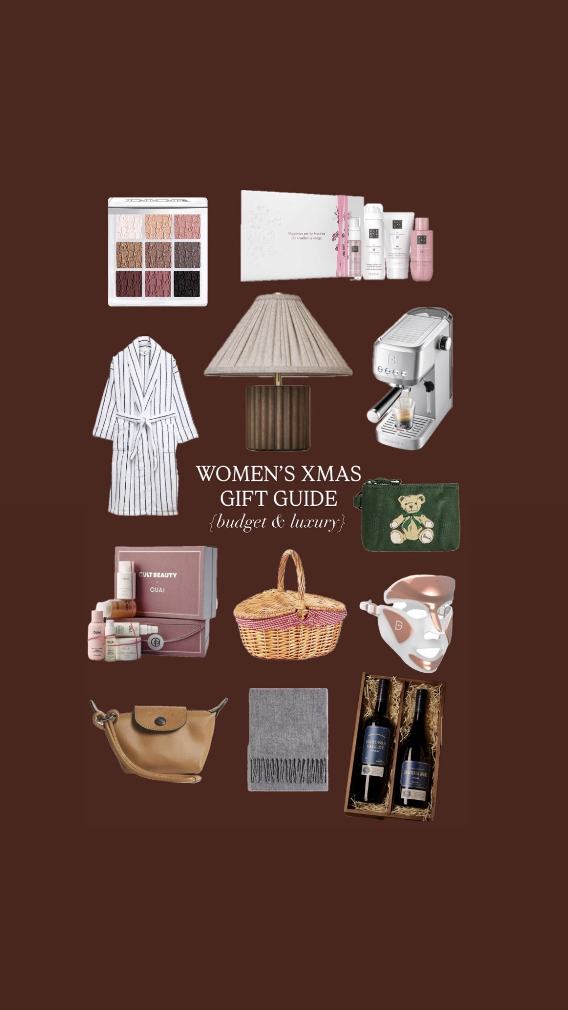 women’s Christmas gift guide, women’s luxury gift guide, women Xmas gift guide, gift guide, budget Xmas gift guide, luxury gift guide for her 

#LTKuk #LTKluxury #LTKgiftguide