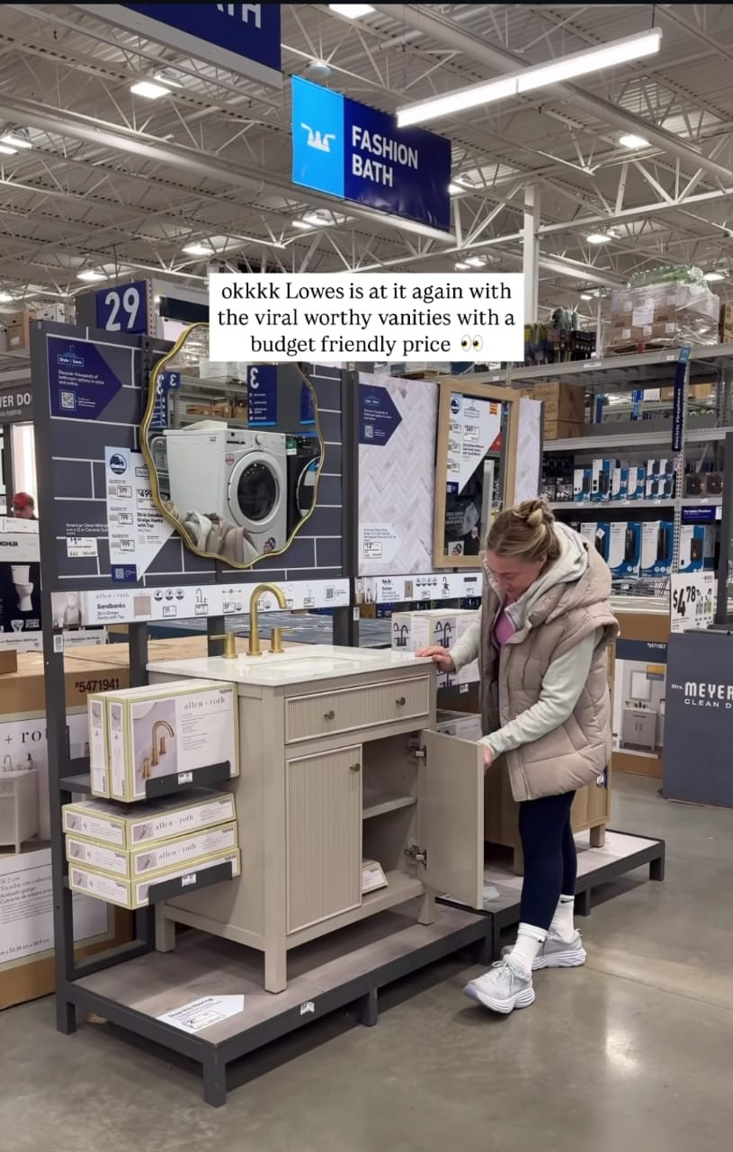 Take this as your sign to give your half bath the glow-up it deserves — these vanities are stunning and affordable! 🤍 

 #LTKGiftGuide #LTKHome