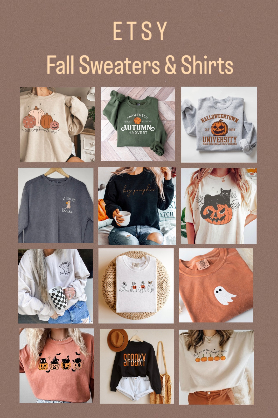 AZ weather is making me so excited for that beautiful fall weather! Shop my favorite Etsy finds for fall shirts and sweaters 🍂🧡

#LTKstyletip #LTKSeasonal #LTKunder50