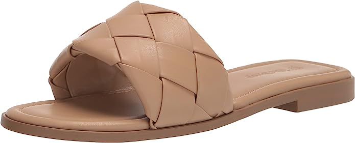 The Drop Women's Carlyn Woven Flat Sandal Open Toe | Amazon (US)