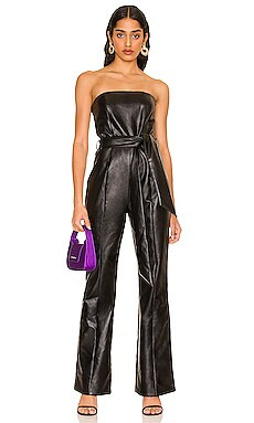 MAJORELLE Chloe Jumpsuit in Black from Revolve.com | Revolve Clothing (Global)