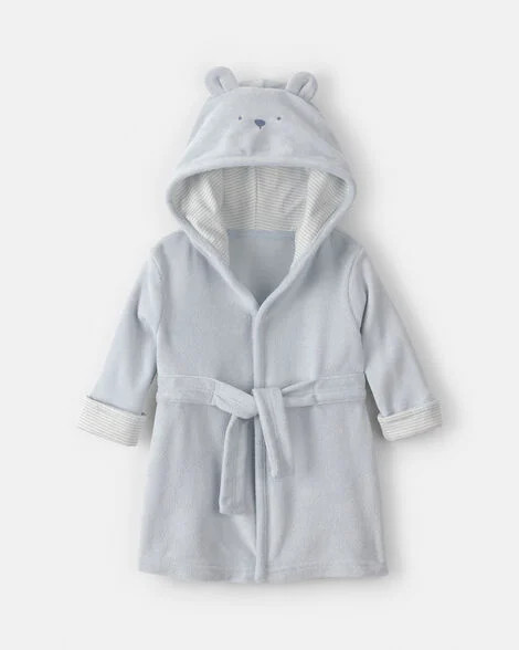 Baby Bear Terry Robe - Blue | Carter's | Carter's Inc