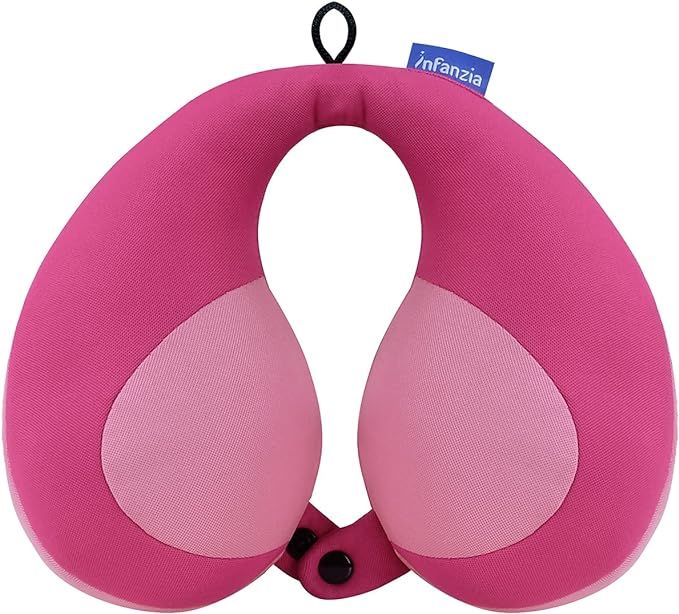 INFANZIA Kids Chin Supporting Travel Neck Pillow, Comfortably Supports/ Prevent Head from Falling... | Amazon (US)