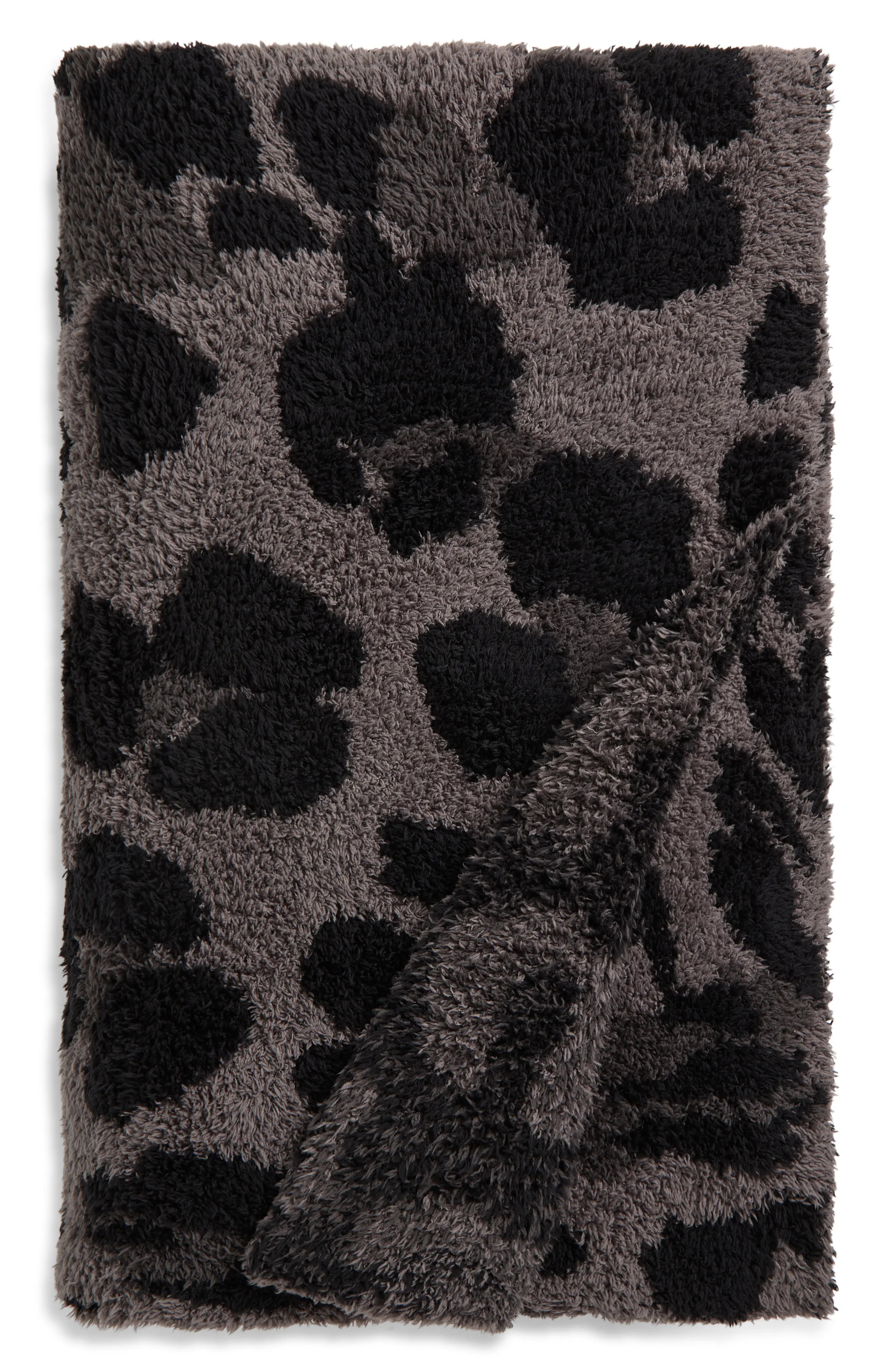 barefoot dreams CozyChic® Exploded Leopard Throw Blanket in Deep Willow Multi at Nordstrom, Size One Size Oz | Nordstrom