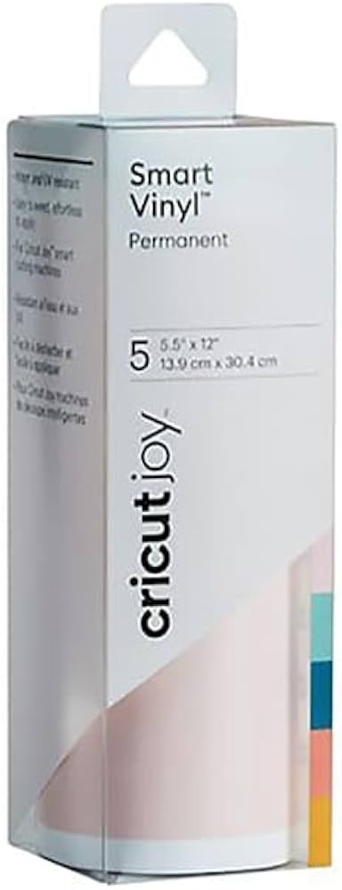 Cricut Smart Permanent Vinyl (5.5in x 12(5), Beachside Sampler) for Joy machine - matless cutting... | Amazon (US)