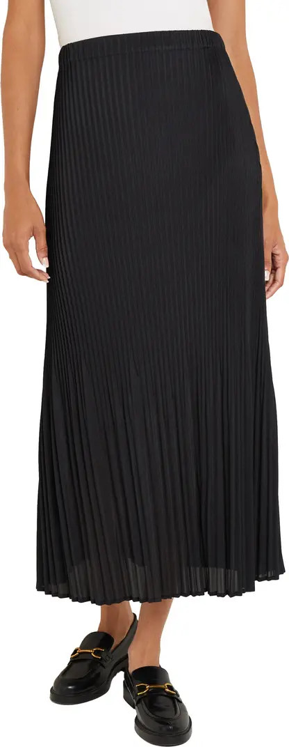 Misook Pleat Crêpe de Chine Skirt | Nordstrom | Nordstrom