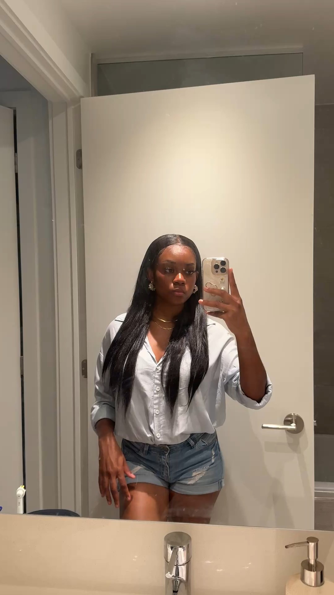 my cute, chill brunch outfit for the day

#brunchoutfit #buttonupshirt #summeroutfit #summerlook #springlook

#LTKStyleTip #LTKSeasonal #LTKFindsUnder100