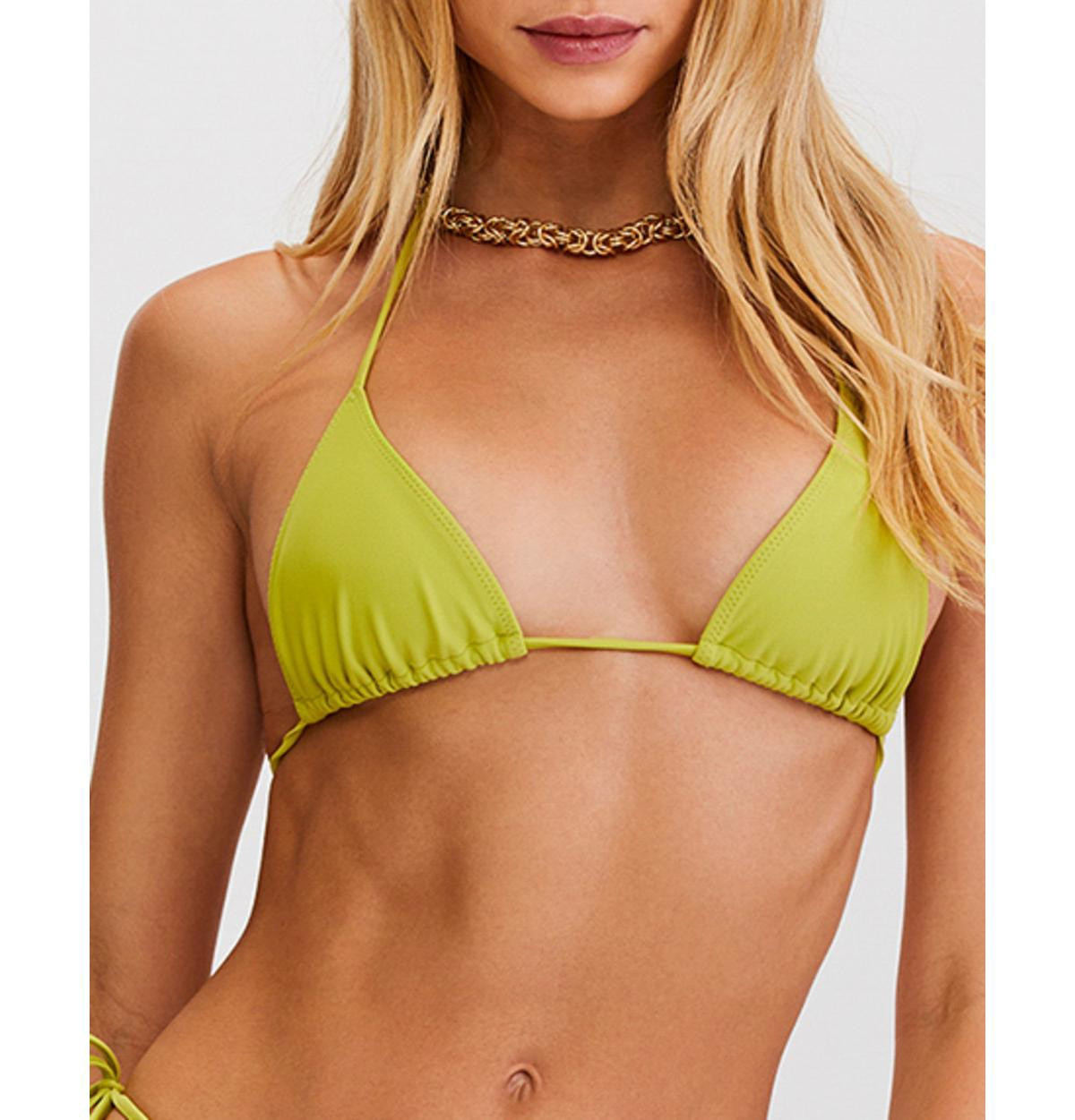 Sunkissed Le Triangle Top - Lime green | Macy's