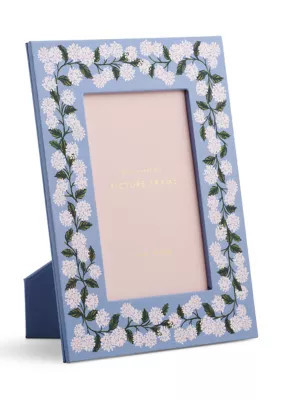 Rifle Paper Co Hydrangea Paper Wrapped 4 x 9 Picture Frame | Belk