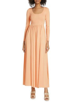 Natura Metallic Scoopneck Maxi Dress | Saks Fifth Avenue OFF 5TH