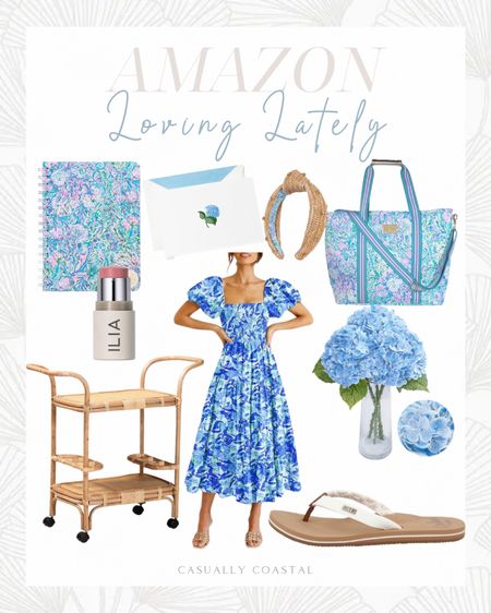 Loving Lately from Amazon! 

Amazon home, Amazon style, Amazon dress, sandals, coastal style, coastal home, coastal decor, spring style, spring outfit, summer dress, coastal dress, wedding guest dress, Amazon home decor, beach house style, beach house decor, beach home, ilia multi stick for lips & cheeks, real touch blue hydrangea, artificial flowers, wine cart, 2 tier wine cart, summer midi dress, puff sleeve floral dress, Lilly Pulitzer knotted rhinestone headband, coastal accessories, summer headband, Lilly Pulitzer picnic and beach cooler, insulated cooler bag with adjustable shoulder strap, engraved blue hydrangea note, Lilly Pulitzer hardcover mini spiral notebook, reef wocushion sands flip flops, spring home 

#LTKstyletip #LTKhome #LTKfindsunder50