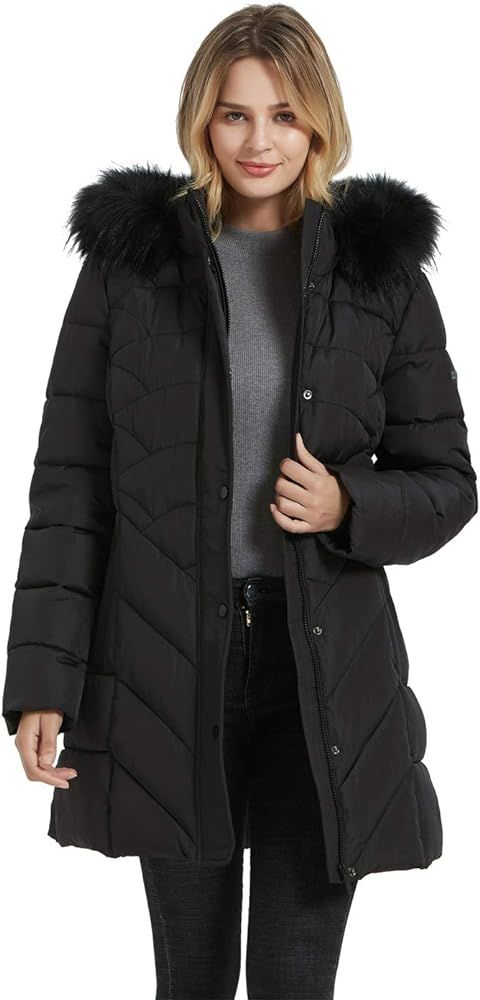 BINACL Women's Winter Warm Thicken Long Outwear Pockets Coat Parka Jacket(7Color,XS-XL) | Amazon (US)
