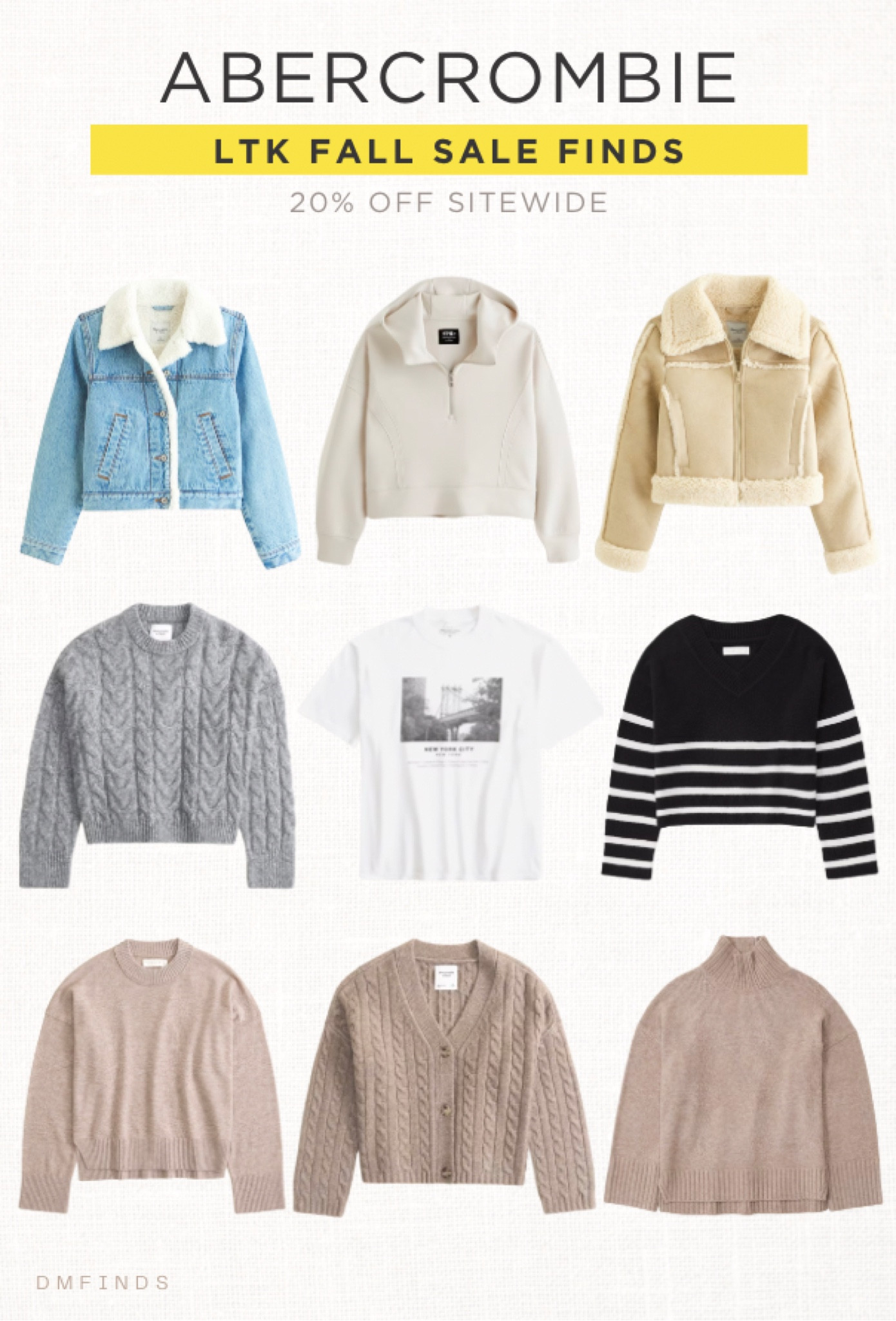 ltk fall sale - 20% off abercrombie 

#LTKGiftGuide #LTKSale #LTKsalealert