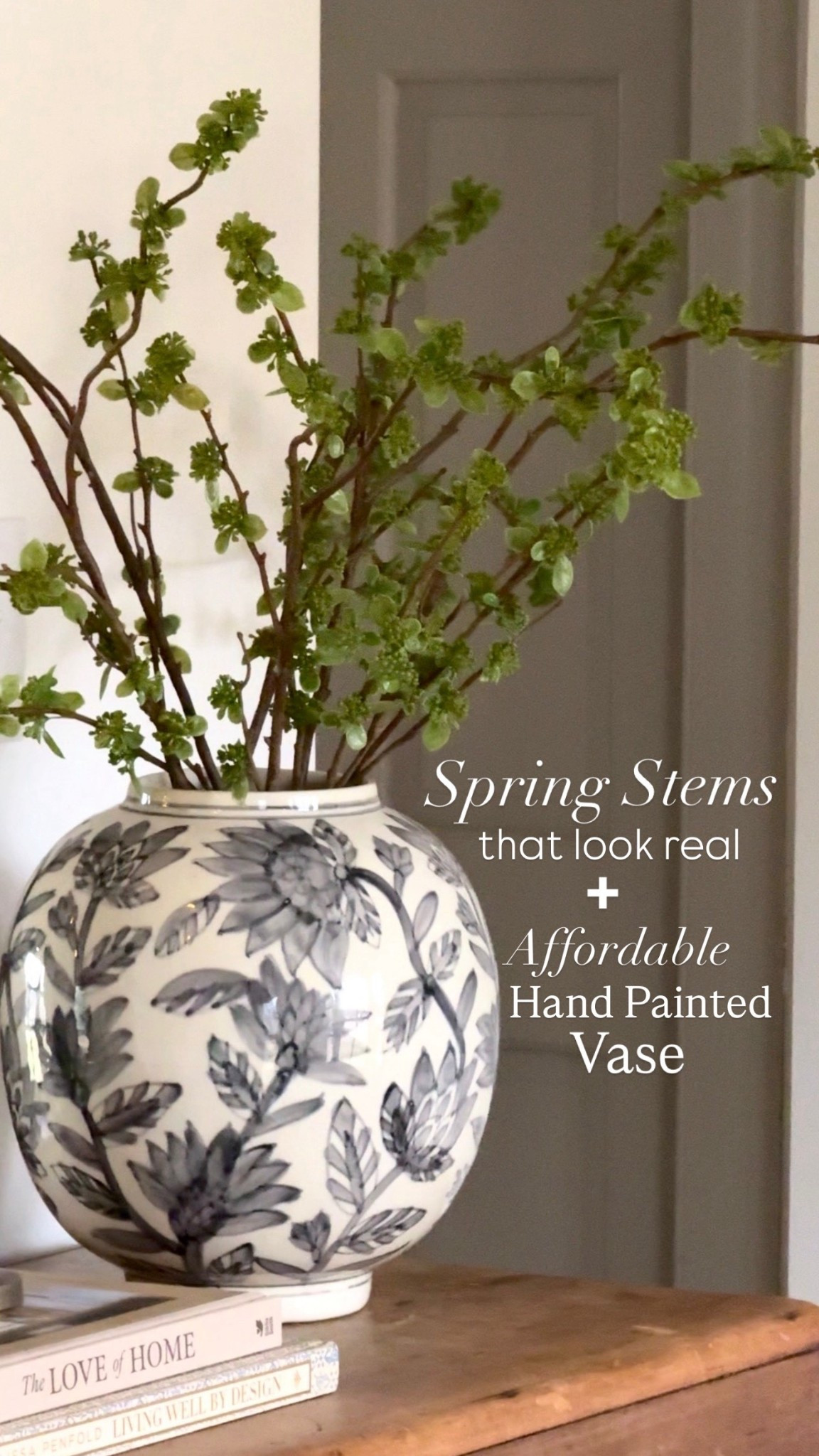 Spring stems that look real | affordable hand painted vase | McGee & co look for less | at home stores | Etsy | afloral | spring decor 

#LTKSeasonal #LTKHome #LTKSaleAlert