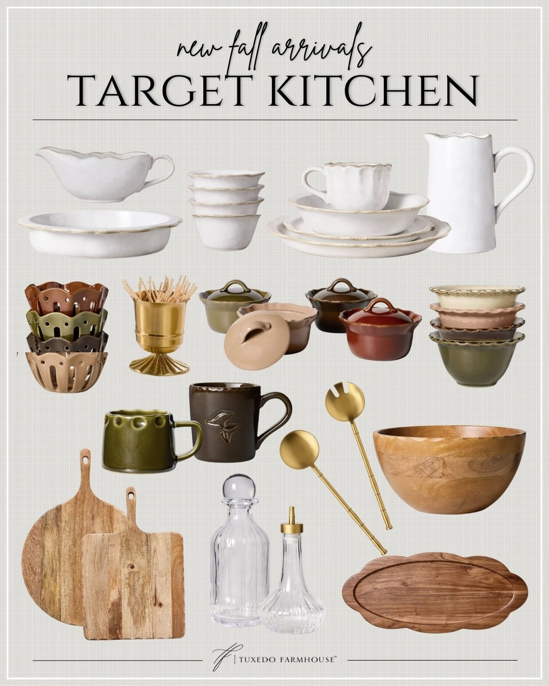There are so many pretty kitchens pieces in the new fall release from Hearth & Hand at Target. I wish I needed new dinnerware. This set is sooo pretty!

#LTKHome #LTKFindsUnder50 #LTKSeasonal
