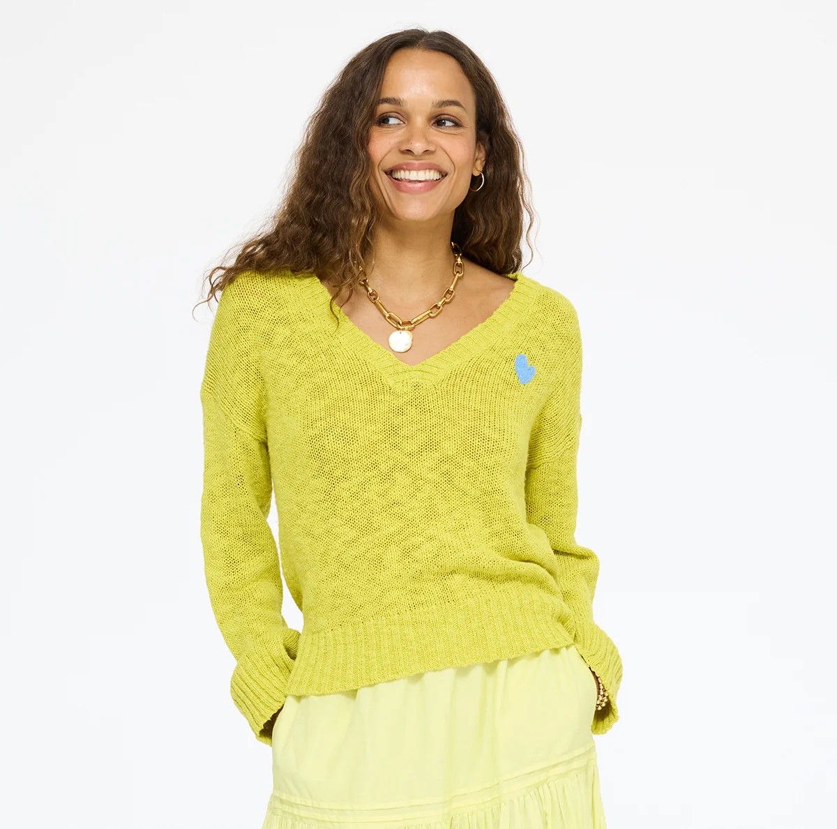 Summerland V Neck Sweater | Kerri Rosenthal