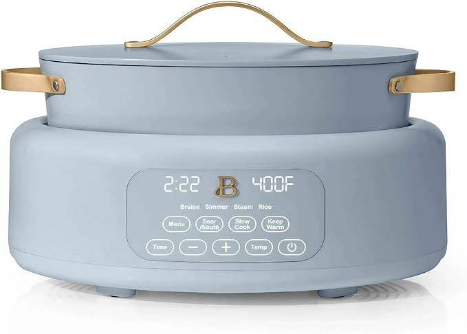 Beautiful 10-in-1 6Qt Electric Multi-Cooker by Drew Barrymore – Slow and Rice Cooker, Steamer, ... | Amazon (US)