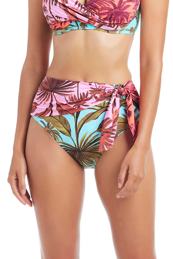 White Lotus High Waist Bikini Bottom | Bleu Rod Beattie