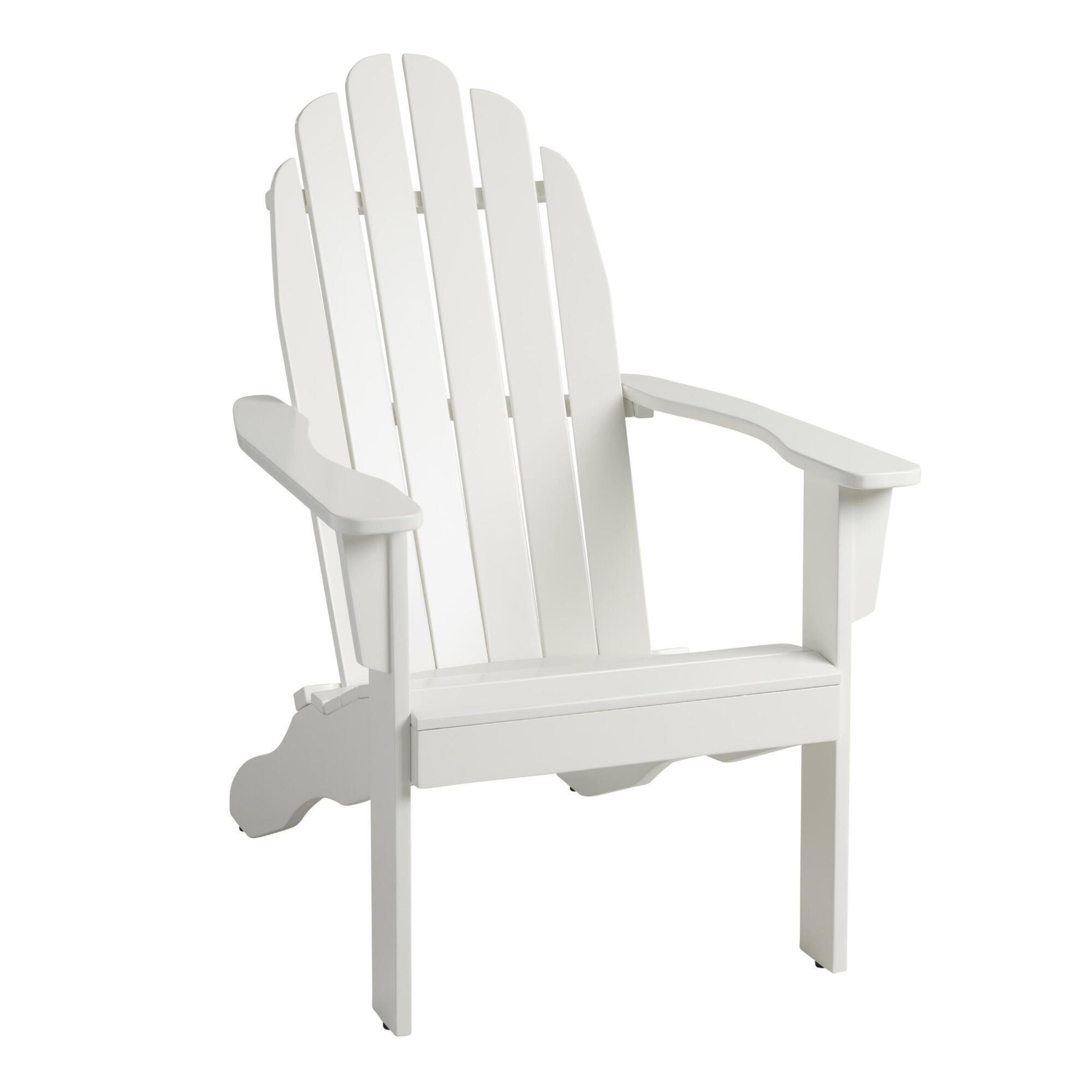 Slatted Wood Adirondack Chair - World Market | World Market