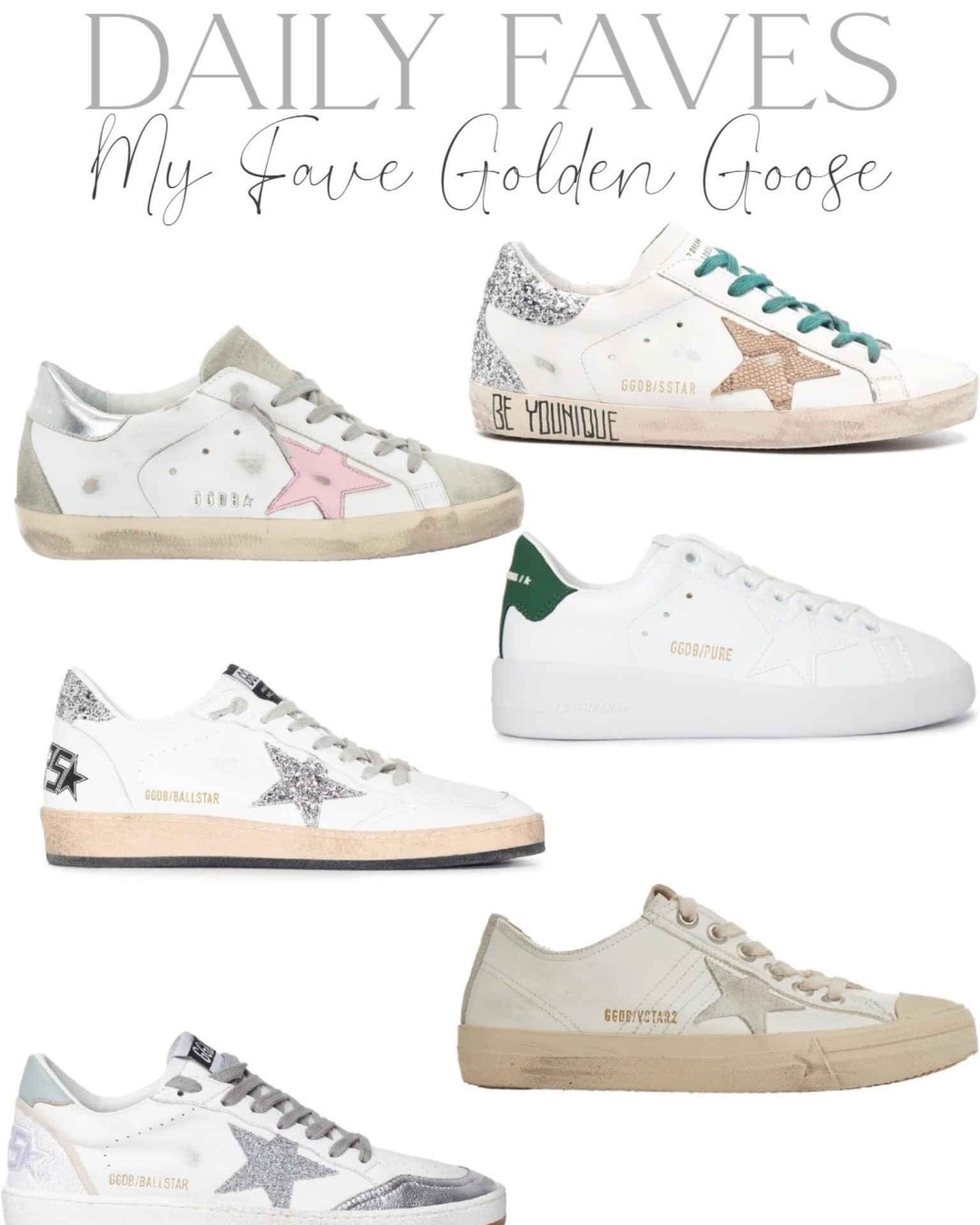 My favorite golden goose shoes

#LTKStyleTip