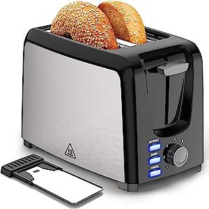 Toaster 2 Slice Wide Slot Best Rated Prime Black Toasters the Best 2 Slice Wide for Bagel Bread W... | Amazon (US)