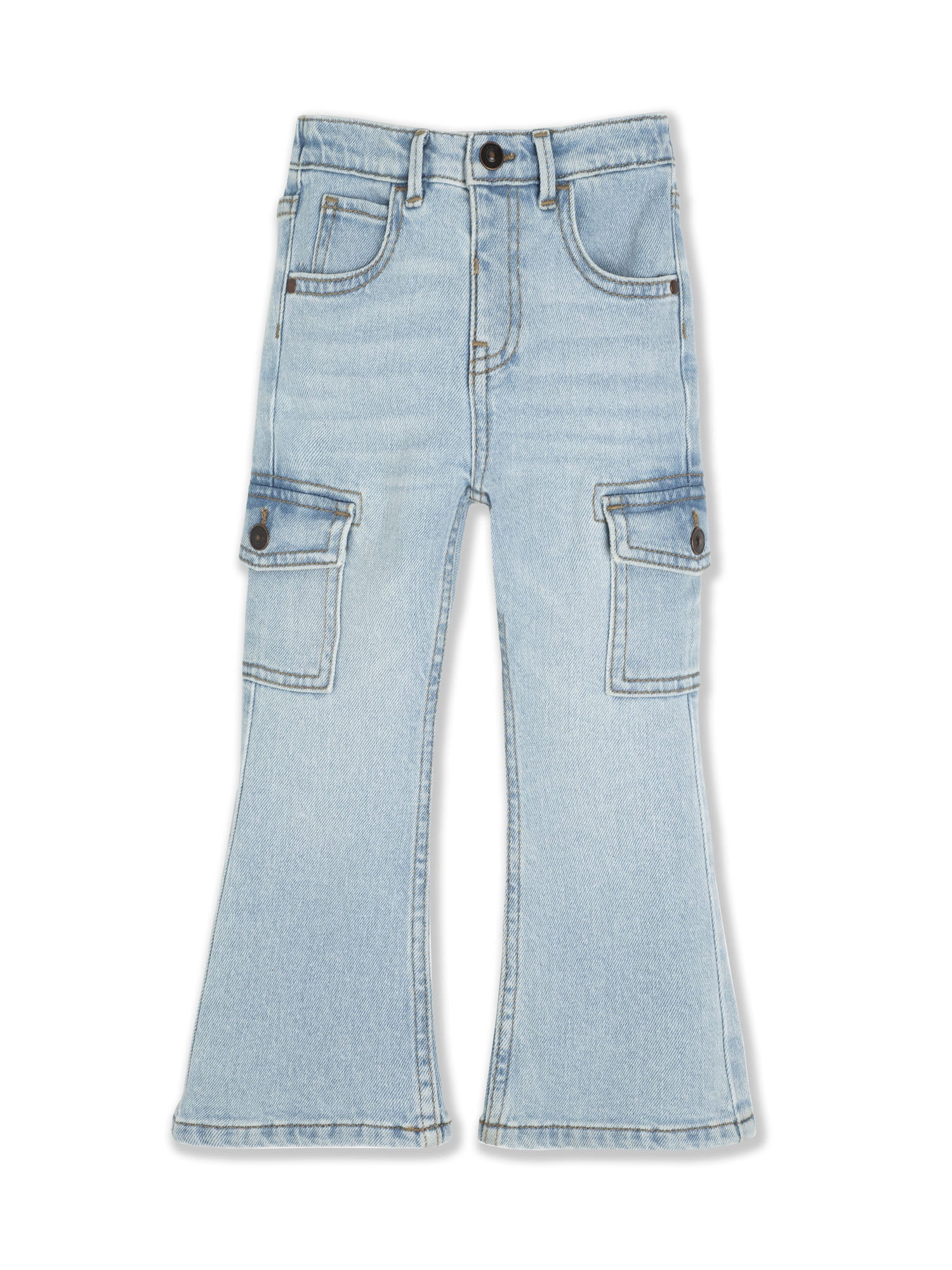 Wonder Nation Toddler Girl Fashion Denim Jeans, Sizes 12M-5T | Walmart (US)