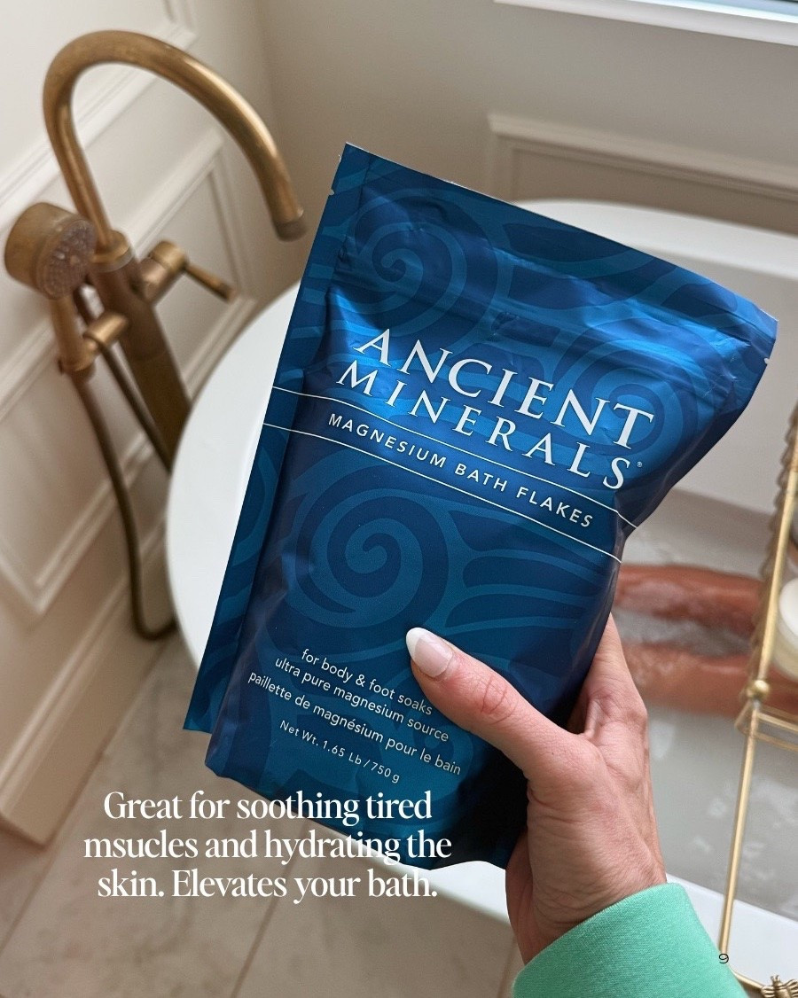 These magnesium bath flakes are great for soothing tired muscles! Elevates your bath.

#LTKHome