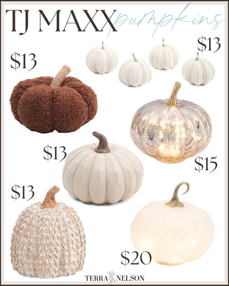 Affordable pumpkin decor! Some of these look like designer ones. I bought a light up one this year 

#LTKhome #LTKunder50 #LTKSeasonal