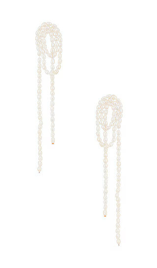Vroom Pearl Earring in Pearl | Revolve Clothing (Global)