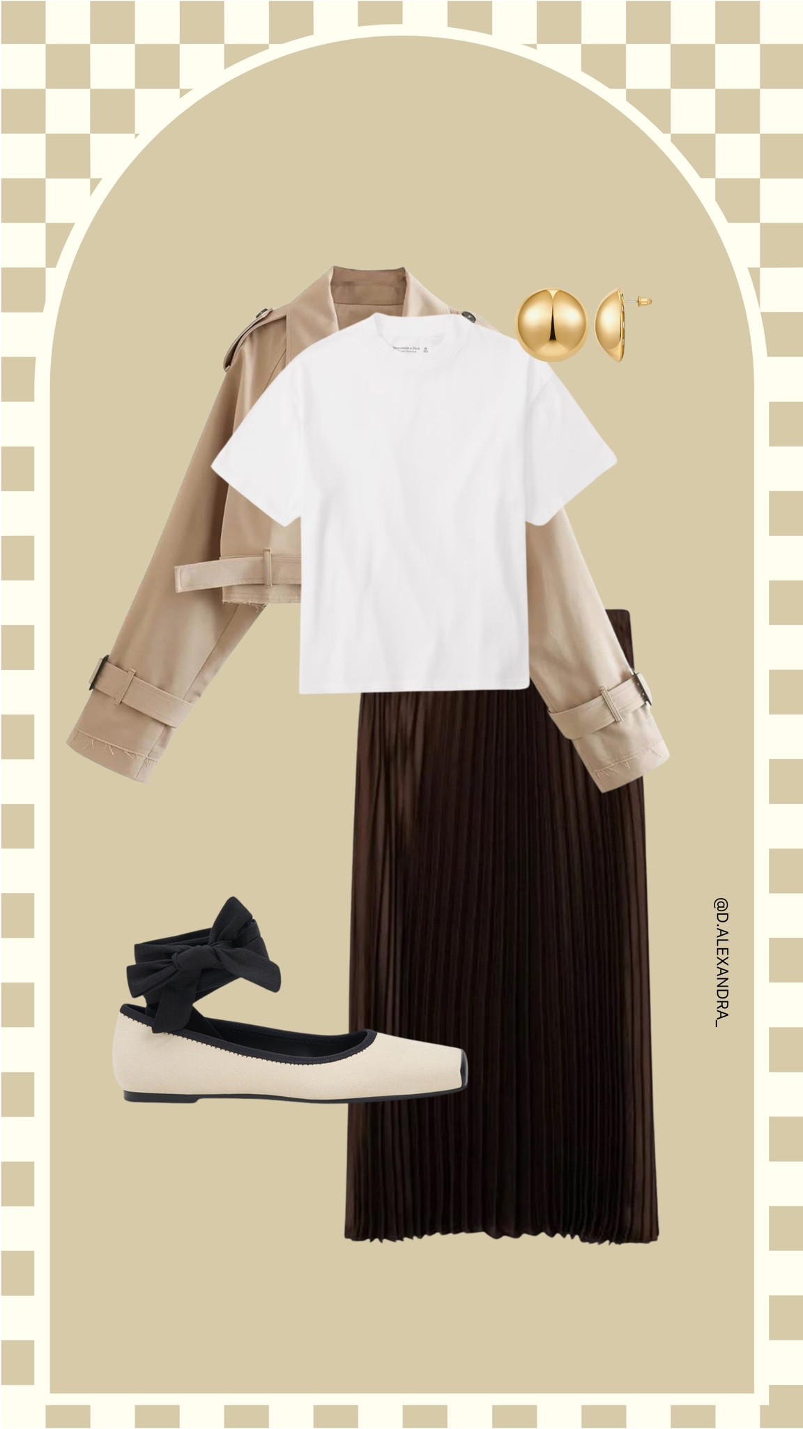 Cropped trench and basic white tee with pleated maxi skirt in chocolate brown. Shoes are sold out but from Charles & Keith.

#LTKmidsize #LTKstyletip #LTKworkwear