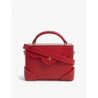 Manu micro bold leather shoulder bag | Selfridges