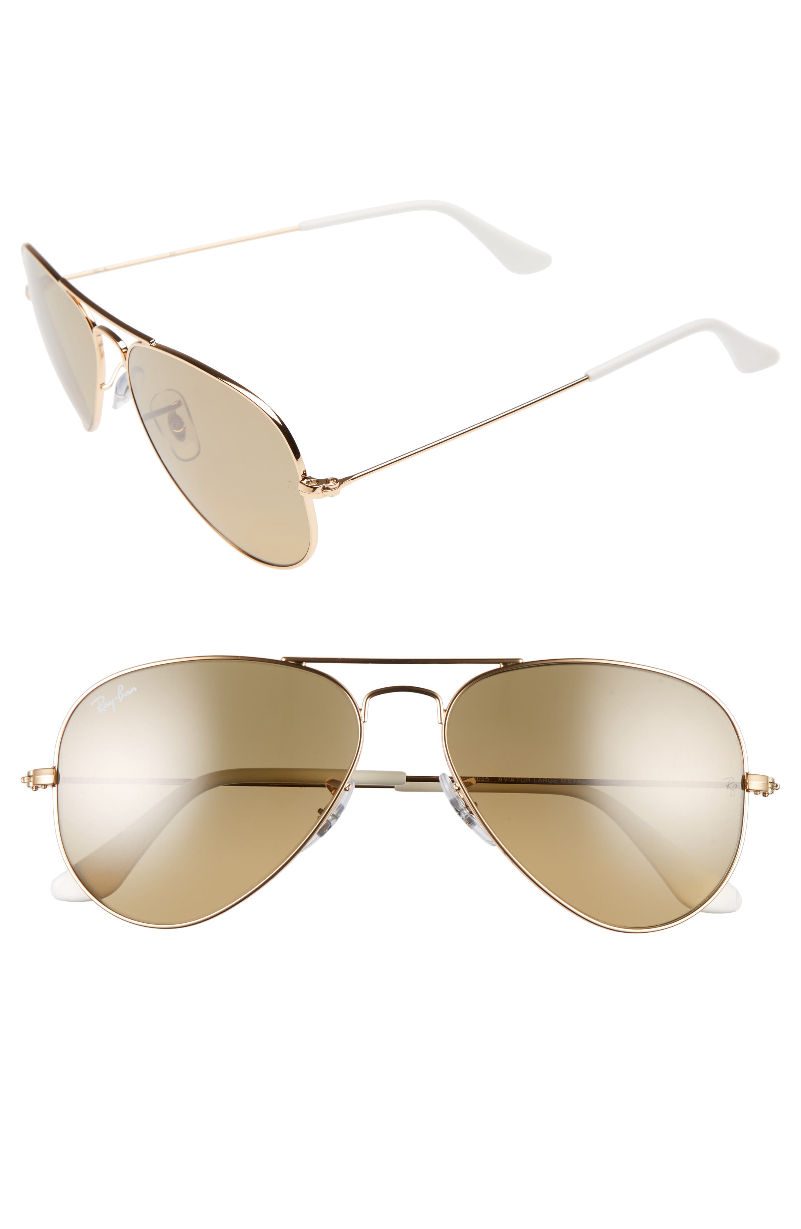 Ray-Ban Small Original 55mm Aviator Sunglasses | Nordstrom