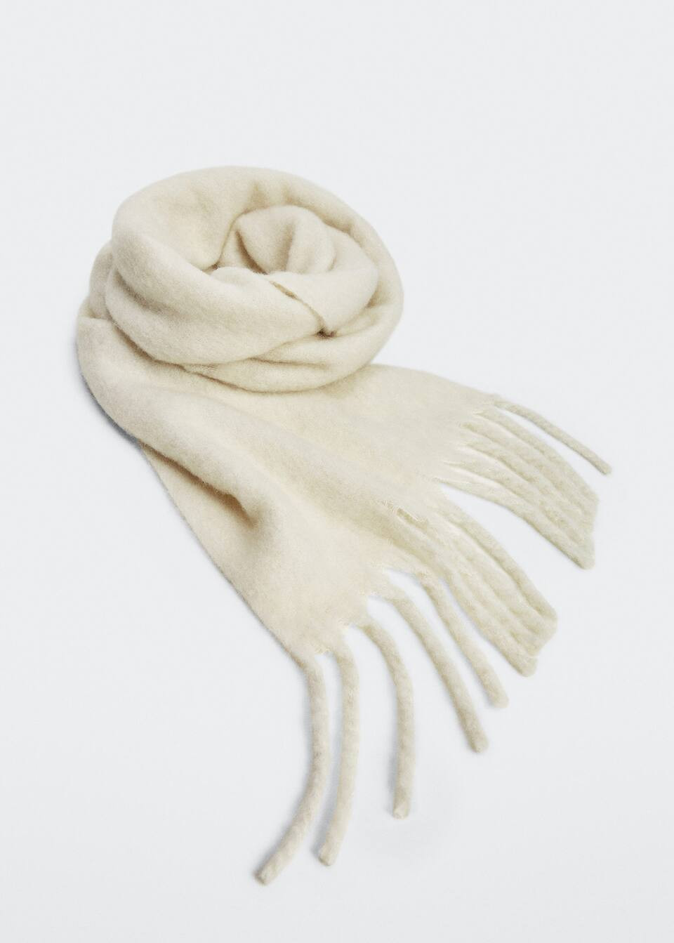 Fringed edge scarf -  Women | Mango USA | MANGO (US)