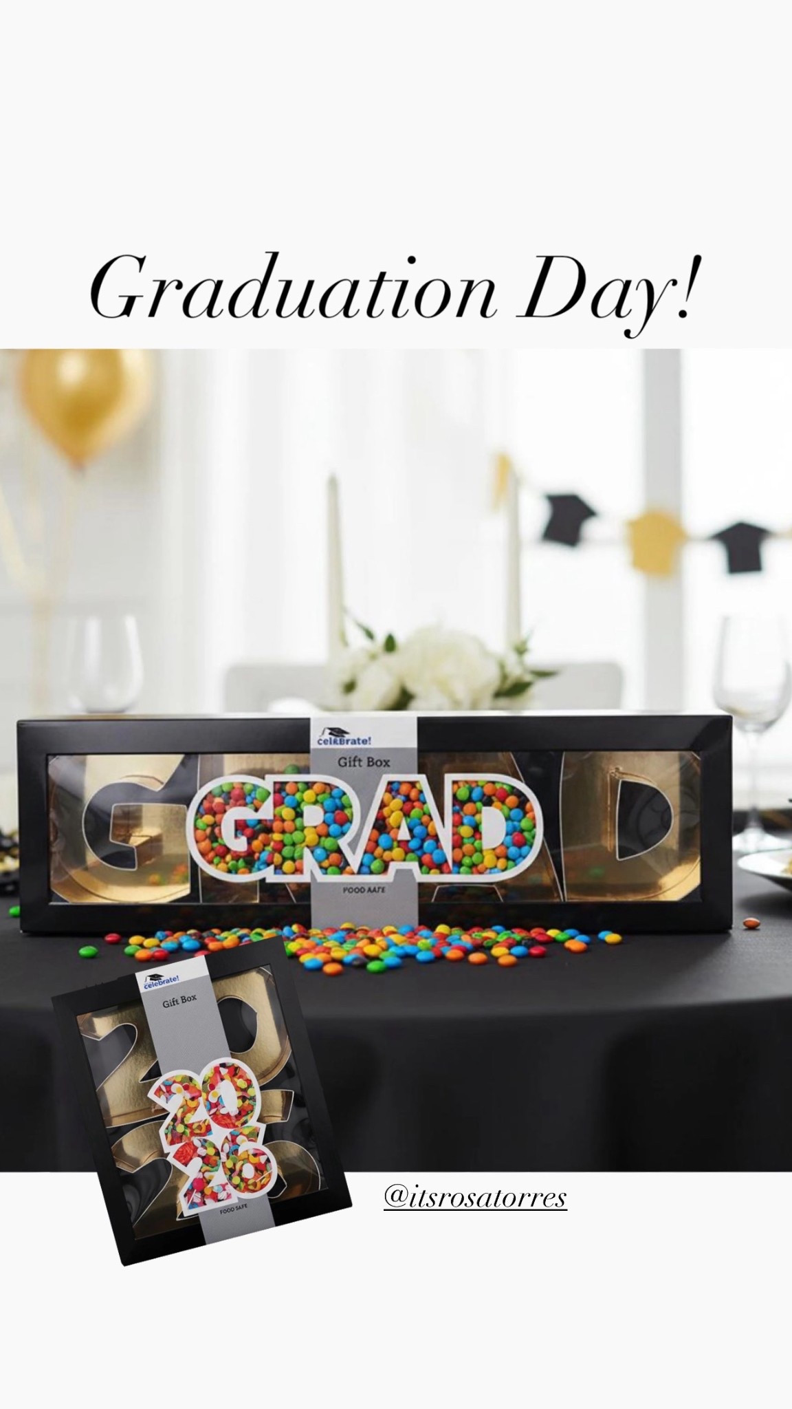 Graduation box surprise for that special one with lots of possibilities to put in it! 

#graduation #grad #graduationday #2026 #giftbox 

#LTKKids #LTKSeasonal #LTKmomlife