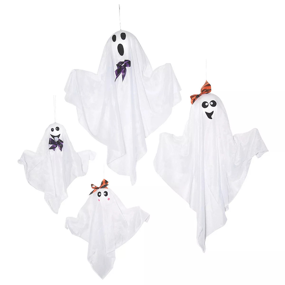 Sunstar Ghost Family Hanging Halloween Decorations - 17.5 in x 10 in - White | Target