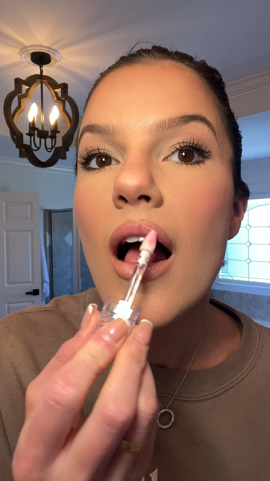 Trying out new lip combos for the wedding. 
I really like this one. The Mac lipstick was a little too brown for my liking so I wiped it off in the center of my lips.  & then applied the gloss! 
I can link the rest of my makeup product too.
Products: 
MAC lip primer 
Anastasia Beverly Hills lip liner in the shade mocha  
Mac  sleek satin lipstick in the shade modesty
Huda Beauty gloss in shade UUU-Baby 

#LTKMostLoved #LTKWatchNow #LTKBeauty