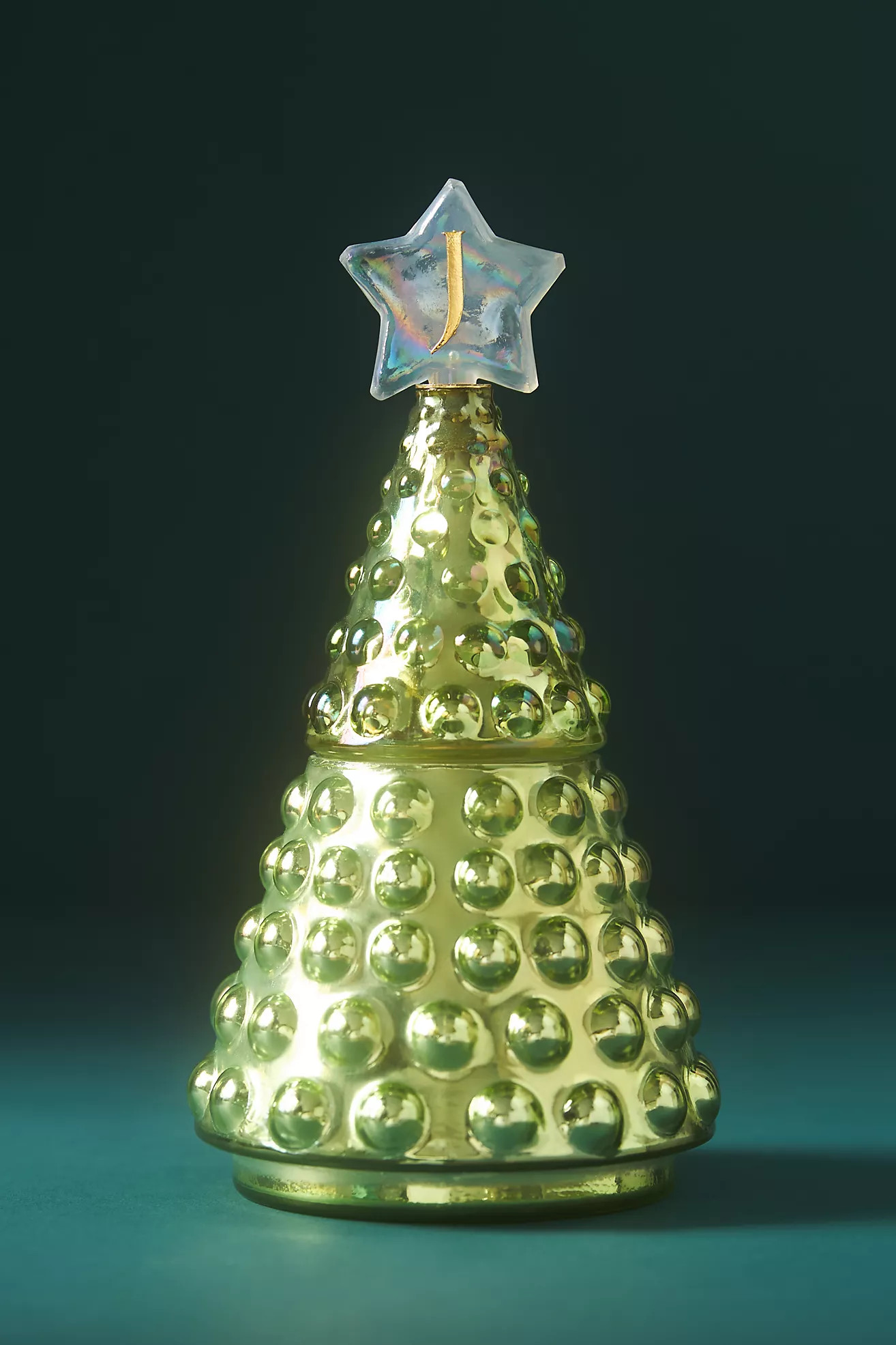 Monogram Tree Woody Fresh Balsam & Cedarwood Glass Jar Candle | Anthropologie (US)