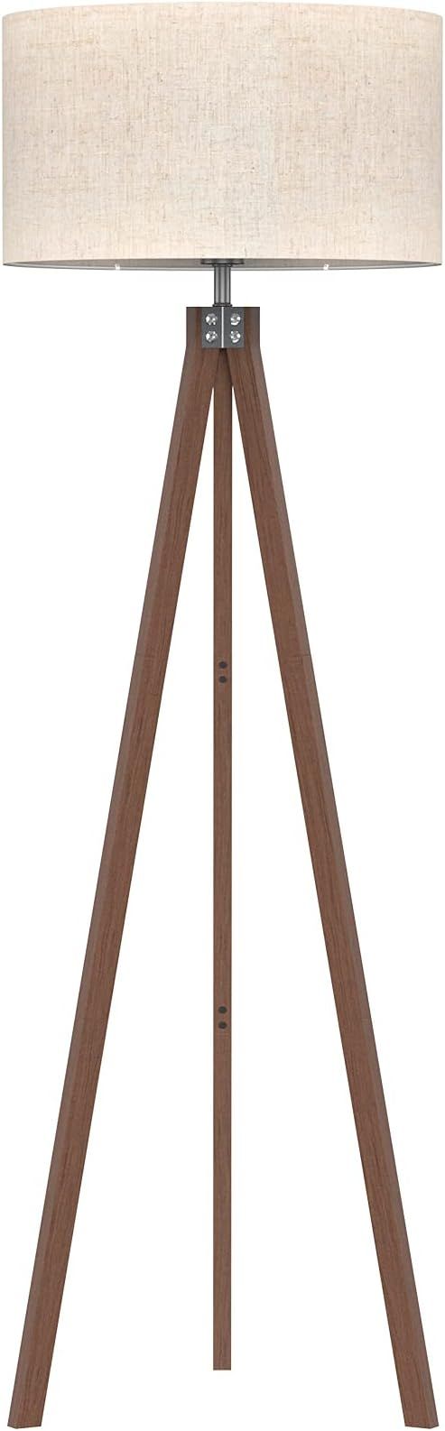 LEPOWER Wood Floor Lamp Tripod, Mid Century Lamps for Living Room, Modern Design Standing Lamp fo... | Amazon (US)