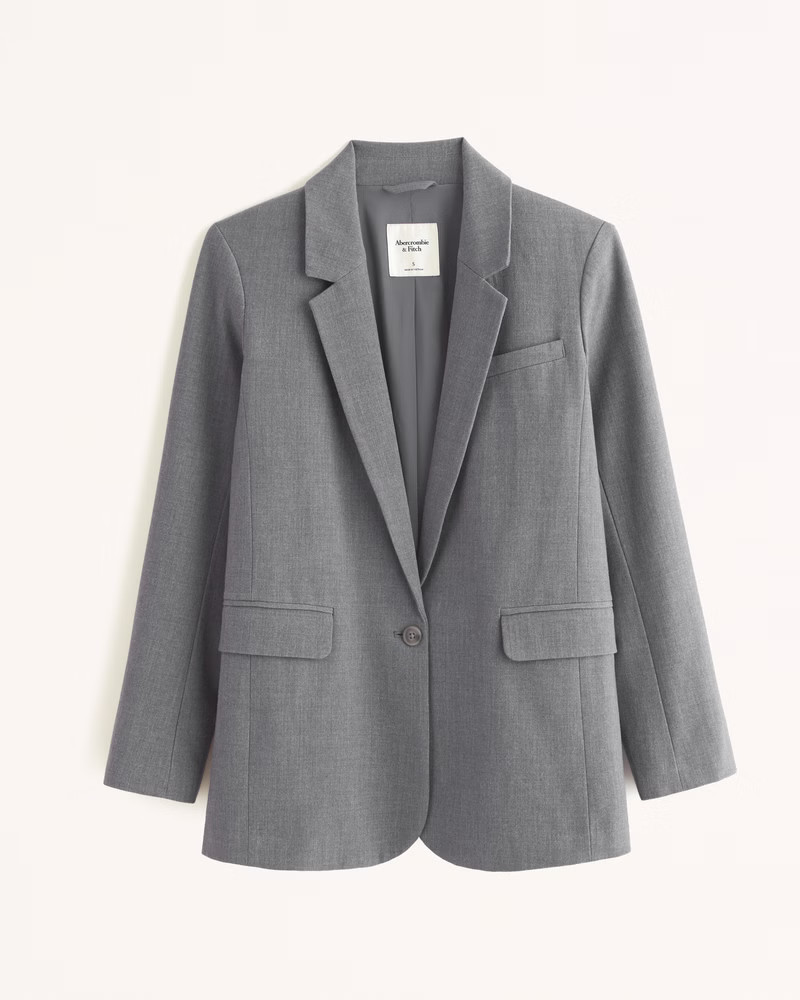 Lightweight Suiting Blazer | Abercrombie & Fitch (US)