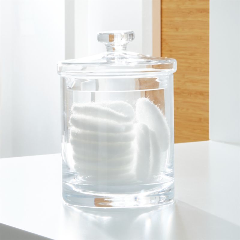 Large Glass Canister + Reviews | Crate and Barrel | Crate & Barrel