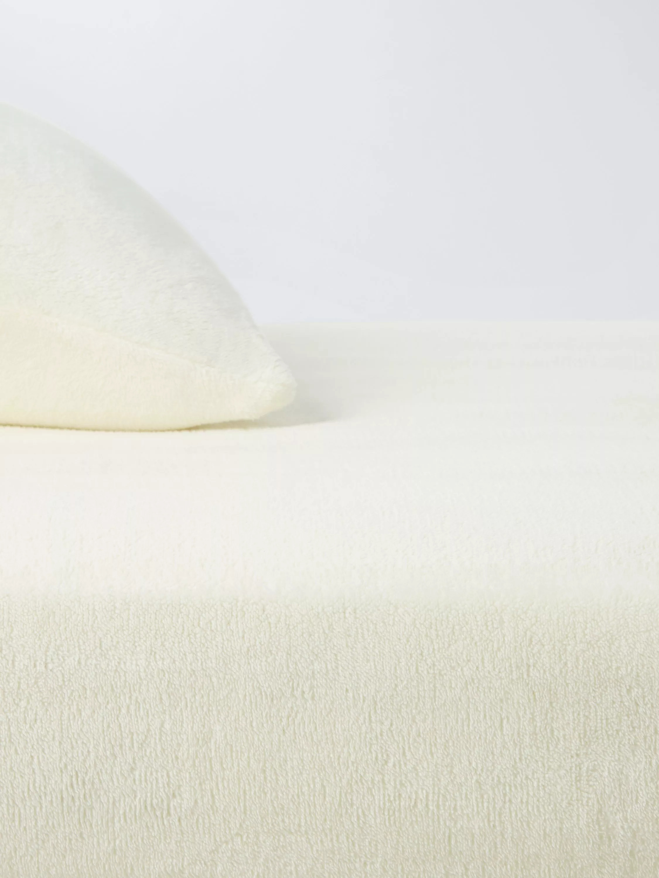 John Lewis Teddy Fleece Fitted Sheet | John Lewis (UK)