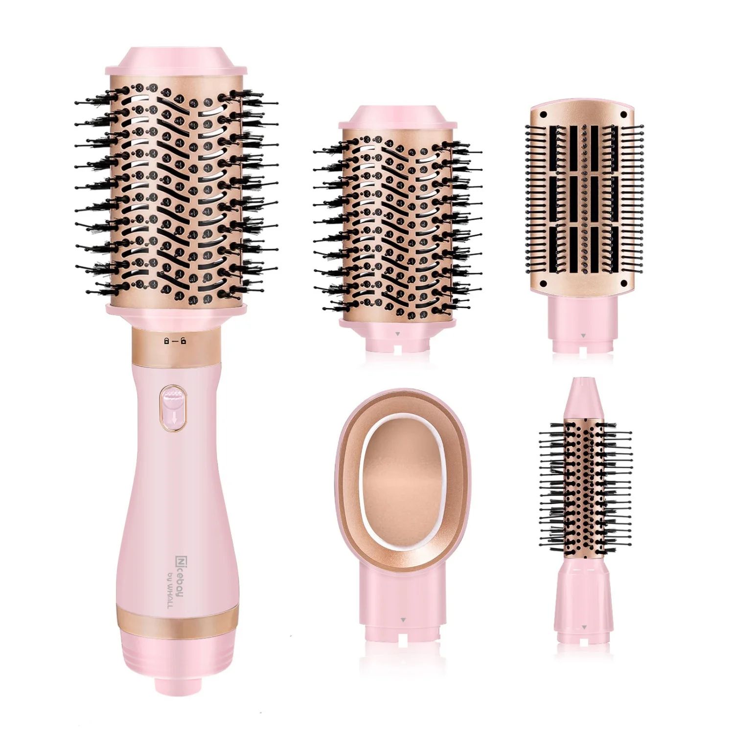 NICEBAY® Hair Dryer Brush, Blow Dryer Brush with 4-1n-1 Tool Set for Straightening/ Drying/ Curl... | Walmart (US)