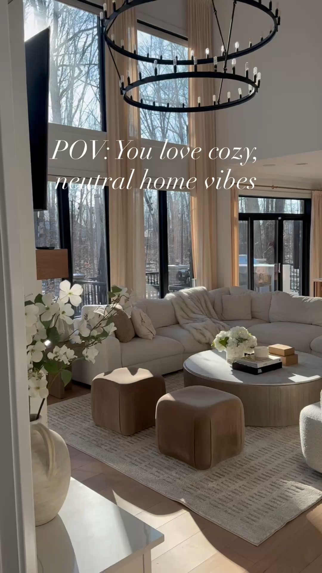 Cozy, neutral home furniture, rugs and decor including my large affordable sectional, rugs, tables, dining chairs, lighting and more 

#LTKHome #LTKSaleAlert