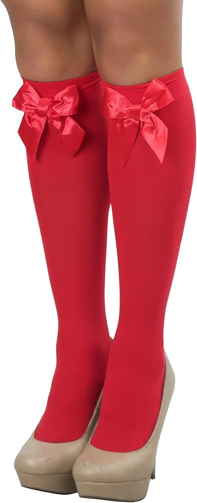 ToBeInStyle Women's Fashion Opaque Nylon Knee High Socks | Amazon (US)