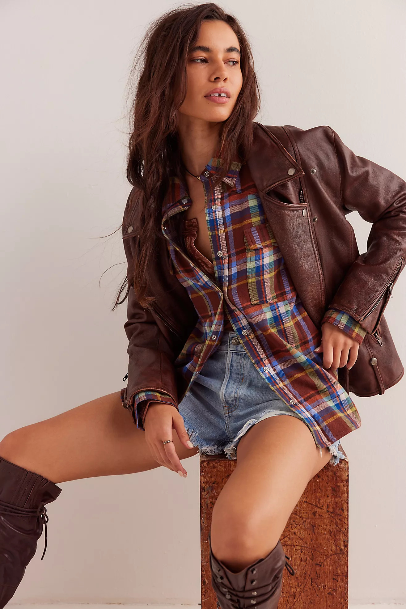We The Free Hideaway Plaid Shirt | Free People (Global - UK&FR Excluded)