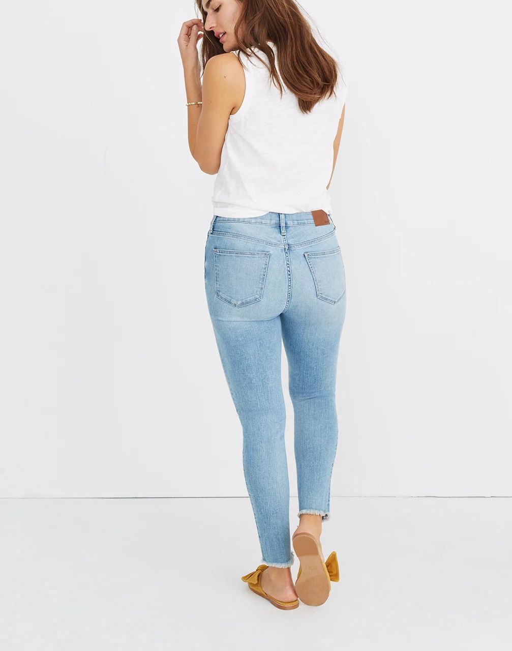 9" High-Rise Skinny Crop Jeans: Button-Front Edition | Madewell